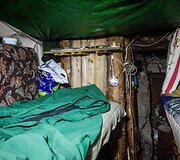 Ukrainiečių kari&scaron;kių prie&scaron;akinė pozicija "Butovka"  &scaron;alia Donecko
