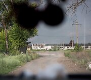 Ukrainiečių kari&scaron;kių prie&scaron;akinė pozicija "Butovka"  &scaron;alia Donecko