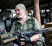 Ukrainiečių kari&scaron;kių prie&scaron;akinė pozicija "Butovka"  &scaron;alia Donecko