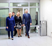 Prezidentė Dalia Grybauskaitė lankosi &bdquo;Transparency school&ldquo; stovykloje
