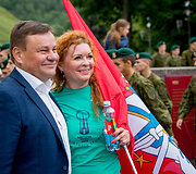 Vydas Gedvilas su Jolanta Grizickaite