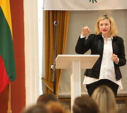Sportininkų palydėtuvės į Kurčiųjų olimpines žaidynes Samsune