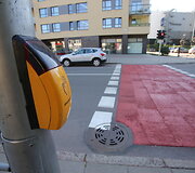 S.Konarskio gatvėje pristatyta pirmoji kalbanti perėja