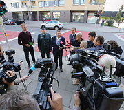 S.Konarskio gatvėje pristatyta pirmoji kalbanti perėja