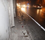Eismo įvykis Vilniaus Geležinio vilko gatvės tunelyje
