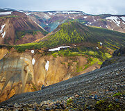 Spalvotieji &ndash; Landmannalaugar kalnai Islandijoje