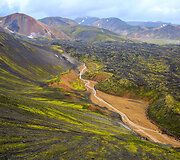 Spalvotieji &ndash; Landmannalaugar kalnai Islandijoje