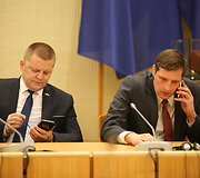Bendras LŽVS ir LSDP farkcijų posėdis
