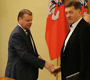 Saulius Skvernelis ir Algirdas Butkevičius