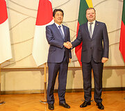  Lietuvos Respublikos Ministro Pirmininko Sauliaus Skvernelio susitikimas su Japonijos Ministru Pirmininku Shinzo Abe