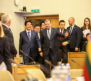  Lietuvos Respublikos Ministro Pirmininko Sauliaus Skvernelio susitikimas su Japonijos Ministru Pirmininku Shinzo Abe