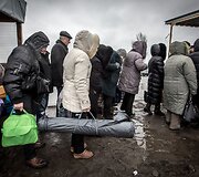 DNR ir Ukrainos administracinės linijos kirtimo punktas