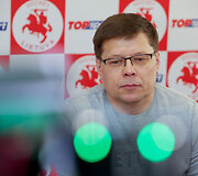 Lietuvos ledo ritulininkų spaudos konferencija