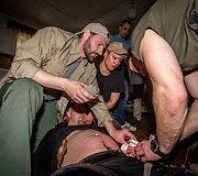 &Scaron;alies vadovų asmens sargybiniai tobulino pirmosios pagalbos teikimo įgūdžius