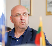 &Scaron;engeno erdvės VRM ministrai lankėsi Kenos geležinkelio stotyje