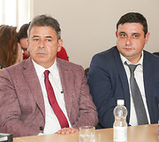 &Scaron;engeno erdvės VRM ministrai lankėsi Kenos geležinkelio stotyje