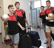 Į Vilnių grįžo jaunimo &bdquo;Eurolygos&ldquo; nugalėtojai - &bdquo;Lietuvos ryto&ldquo; dublerių komanda