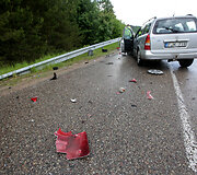 Vilniaus rajone avarijoje žuvo motorolerio vairuotojas