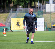 Lietuvos futbolo rinktinės treniruotė