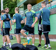 Lietuvos futbolo rinktinės treniruotė