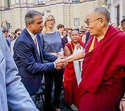Dalai Lamos paskaita Vilniaus universitete