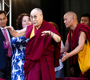 Dalai Lamos paskaita Vilniaus universitete