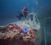Narai tyrinėja 1944 metais nuskendusį JAV naikintuvą-bombone&scaron;į &bdquo;P47 Thunderbolt&ldquo;