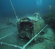 Narai tyrinėja 1944 metais nuskendusį JAV naikintuvą-bombone&scaron;į &bdquo;P47 Thunderbolt&ldquo;