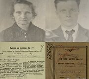 Afrozina Jonauskienė ir Pranas Jonauskas tremtyje Tomsko srityje (Rusija)