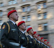 Kijeve vyksta Ukrainos Nepriklausomybės dienos proga surengtas karinis paradas
