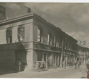 Antrojo pasaulinio karo veiksmų sugriauta Vilniaus senamiesčio dalis, kurioje buvo Vilniaus geto teritorija