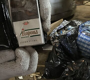 Kontrabandinių cigarečių sandėlys