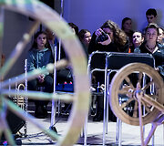 Klaipėdoje vyko &bdquo;Elektroninių sutartinių&ldquo; performansas