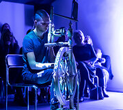 Klaipėdoje vyko &bdquo;Elektroninių sutartinių&ldquo; performansas
