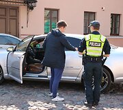 Kauno policijos kapelionas &scaron;ventino visas transporto priemones