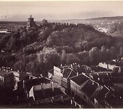 Pilies kalnas ir Pilies gatvė 1912 metais