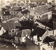 Senamiesčio panorama nuo &Scaron;v. Jono varpinės 1914 metais