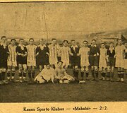 Kauno sporto klubas ir Makabi. &bdquo;Sportas&ldquo; 1924 m.