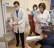 Vilniaus miesto klinikinės ligoninės medikų vakcinacija nuo COVID-19