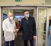 Vilniaus miesto klinikinės ligoninės medikų vakcinacija nuo COVID-19
