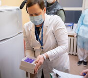 Vilniaus miesto klinikinės ligoninės medikų vakcinacija nuo COVID-19