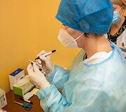 Vilniaus miesto klinikinės ligoninės medikų vakcinacija nuo COVID-19