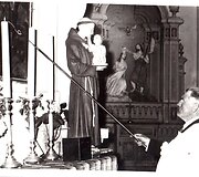 Apie 1961 metus Povilas &Scaron;ilinis zakristijonas Palėvenės &scaron;v. Domininko bažnyčioje patarnavo kunigui Jonui Uogintui