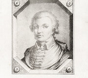 Laurynas Gucevičius Litografijos autorius Juozapas Hiliaras Glovackis, 1823 m., LNDM nuotr.