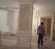 Vladimiro Putino rūmų koridorius su kokteilių baru