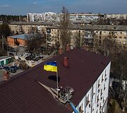 Ukrainiečiai grįžta į rusų karių suniokotas vietoves