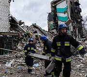 Ukrainiečiai grįžta į rusų karių suniokotas vietoves