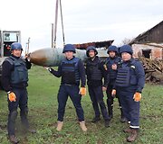 Sprogmenų paie&scaron;ka i&scaron;laisvintoje Ukrainos teritorijoje