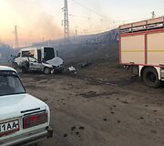 Rusijos ap&scaron;audyta Čaplino traukinių stotis