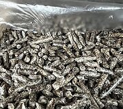 Sulaikytas medžio granulių krovinys